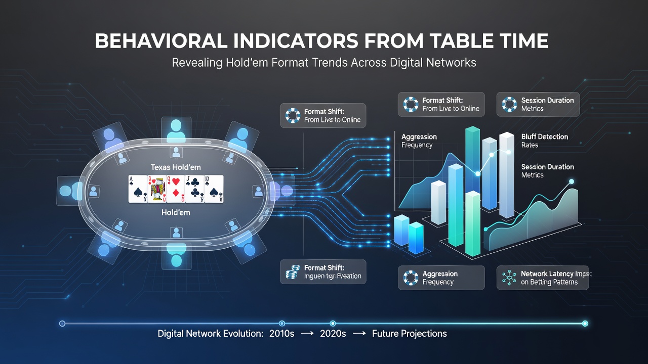 Analyse von Sitzungsdauern zeigt Trends in Hold'em-Formaten auf Online-Plattformen