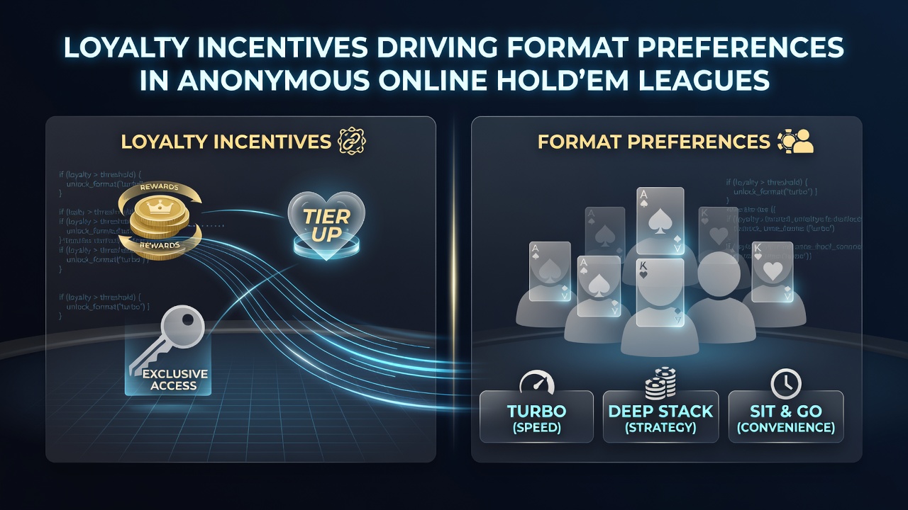 Illustration zu Loyalitätsanreizen in anonymen Online-Hold'em-Ligen