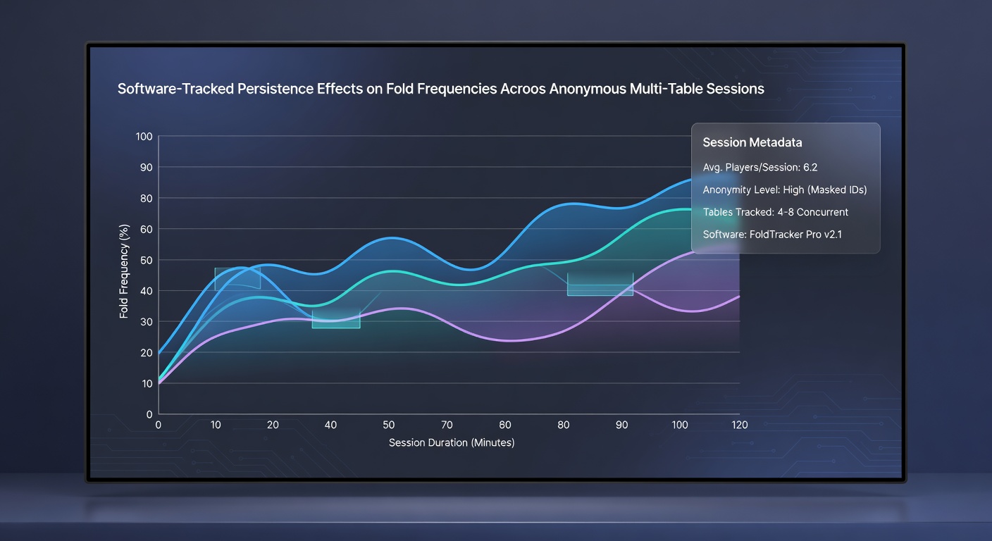 Analyse von Persistenzeffekten bei Fold-Frequenzen in Multi-Table-Poker
